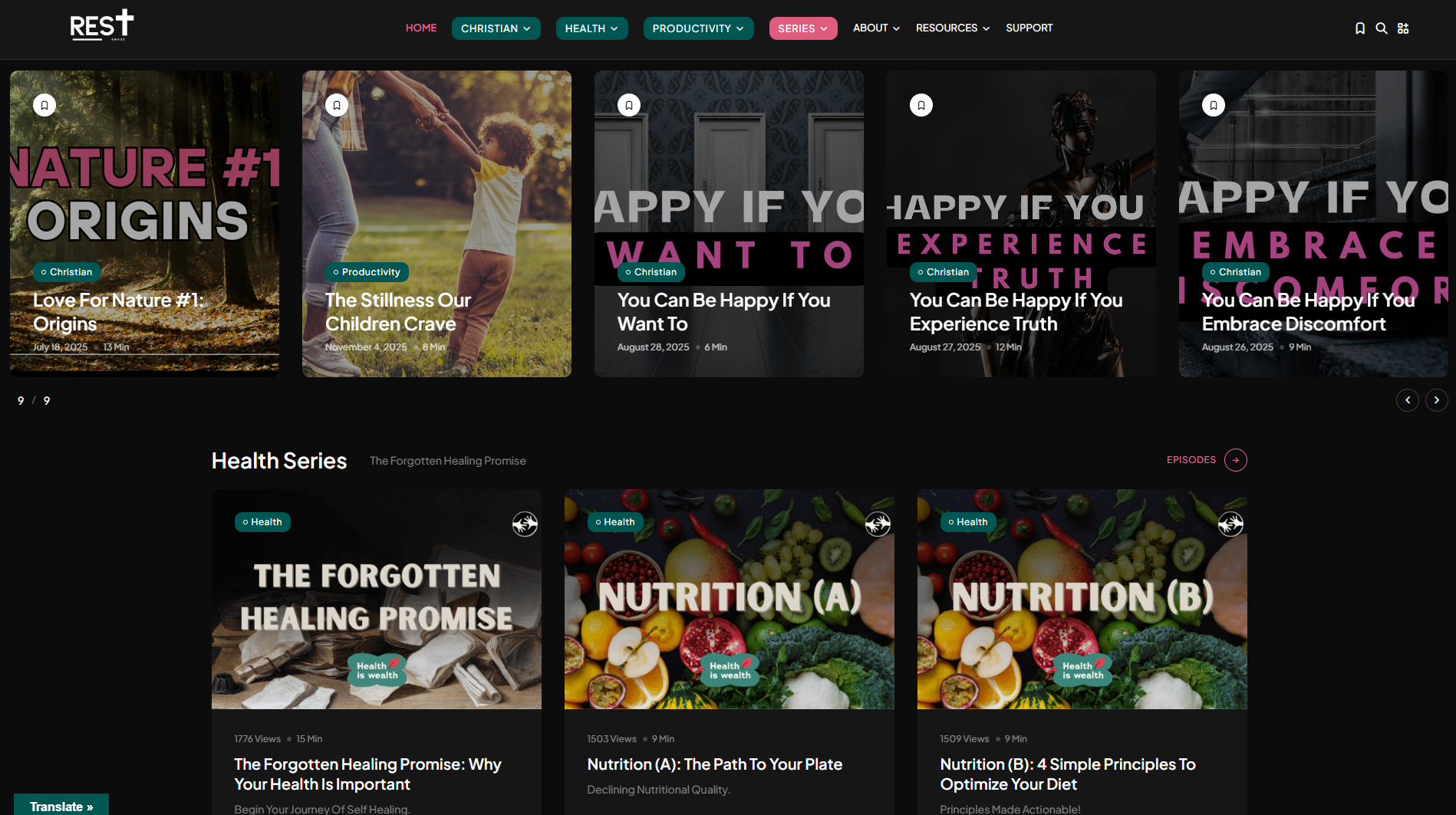 Website preview 1