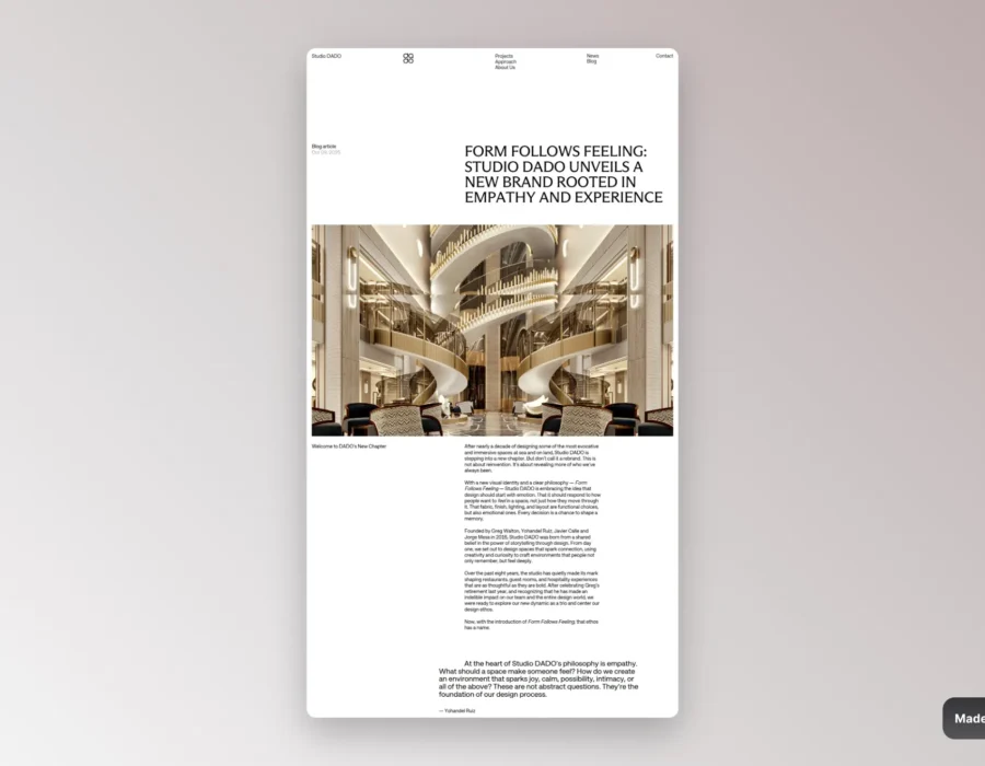 Studio DADO® project challenge illustration