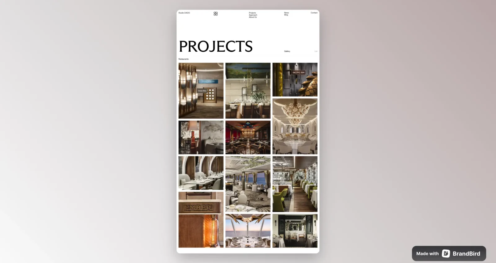 Studio DADO® project outcome results showcase