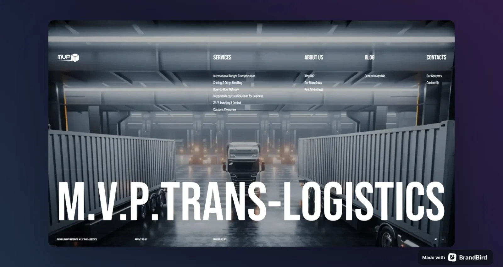 MVP LOGISTICS project outcome results showcase