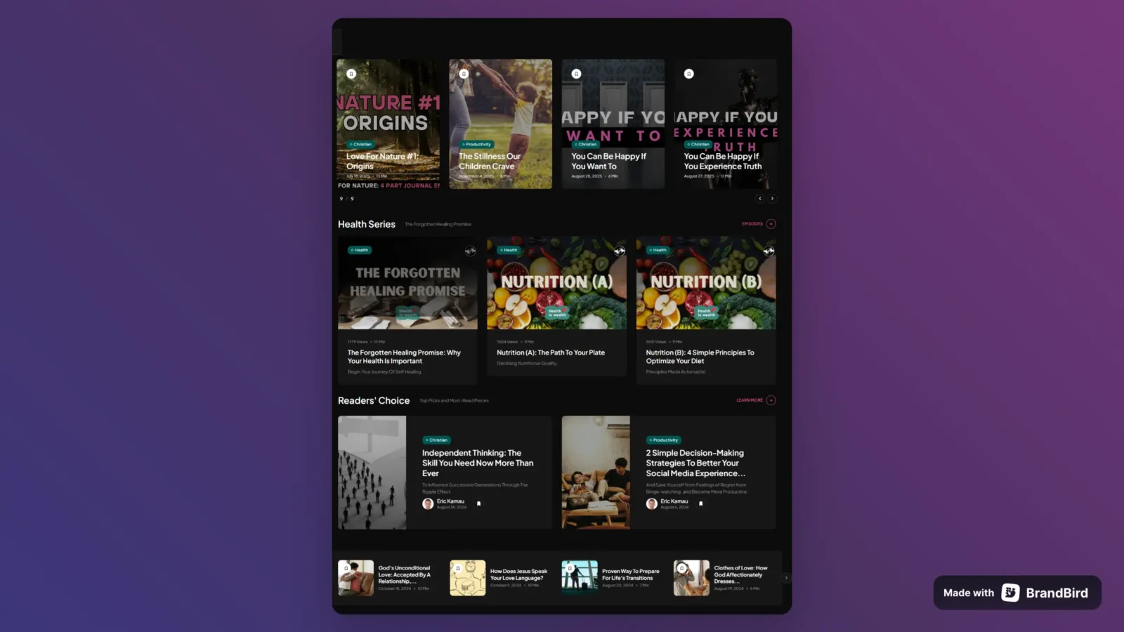 Rest Awhile™ cinematic web case study hero preview