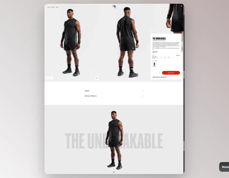 The Regulars project solution responsive view