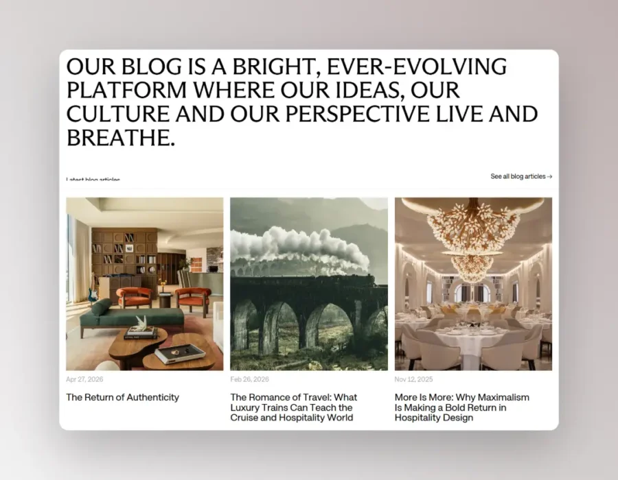 Studio DADO® project challenge design layout